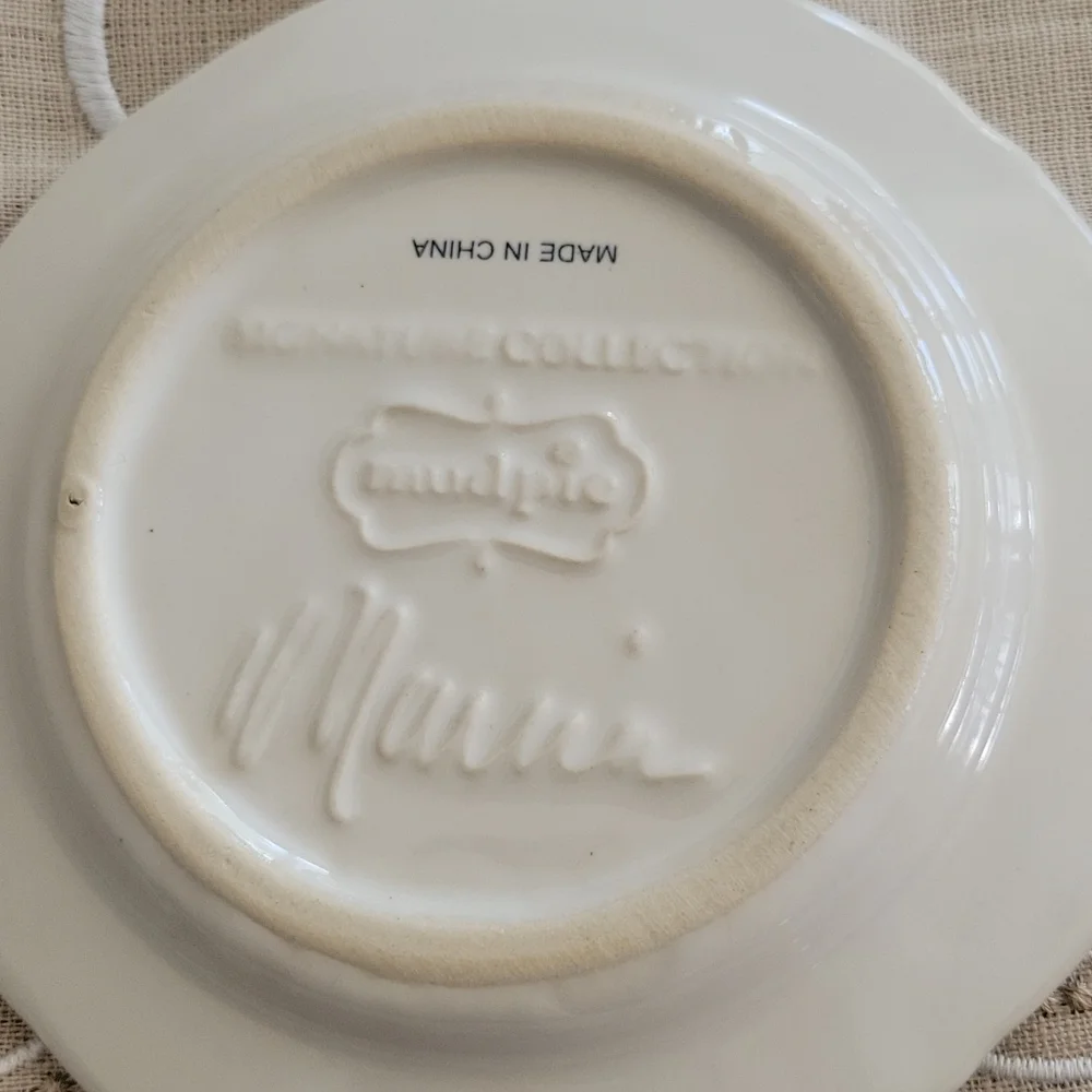 Mudpie 3 piece L monogrammed linen hand towel and soap set
